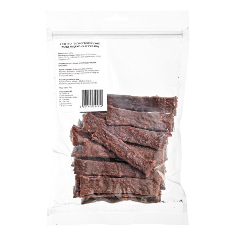PETITTO - Monoproteinowe paski mięsne - kaczka - przysmak dla psa 400g