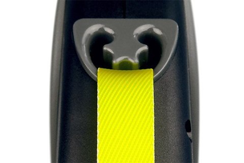 FLEXI Giant Neon M - smycz automatyczna - 8 m