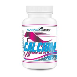 Game Dog Calcium + D3 V2 wapń pies 60 tabletek