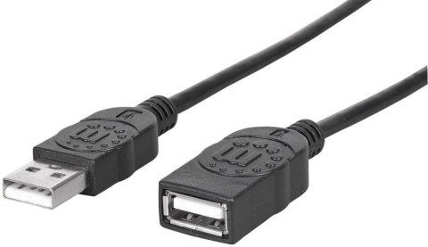 MANHATTAN Kabel USB 2.0 USB-A na USB-A M/F 1 m 308519