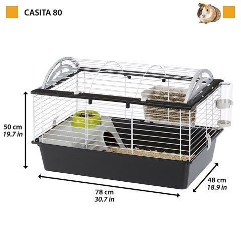 CASITA 80 (x1) - klatka dla świnek morskich i królików