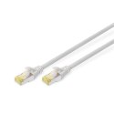 Digitus Digitus | CAT 6a | Kabel krosowy | Skrętka ekranowana (SFTP) | Męski | RJ-45 | Męski | RJ-45 | Szary | 1 m