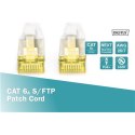 Digitus Digitus | CAT 6a | Kabel krosowy | Skrętka ekranowana (SFTP) | Męski | RJ-45 | Męski | RJ-45 | Szary | 1 m