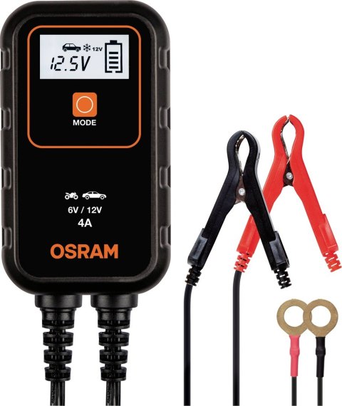 Prostownik BATTERYcharge 904, napięcie ładowania: 6/12 V OSRAM, prąd ładowania: 4A, napięcie zasilania: 230V, rodzaj akumulatora