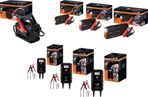 Prostownik BATTERYcharge 904, napięcie ładowania: 6/12 V OSRAM, prąd ładowania: 4A, napięcie zasilania: 230V, rodzaj akumulatora