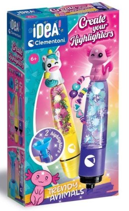 Zestaw Clementoni - Mini fabryka markerów: Magiczne zwierzęta