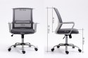 Activejet Fotel biurowy YK01 szary