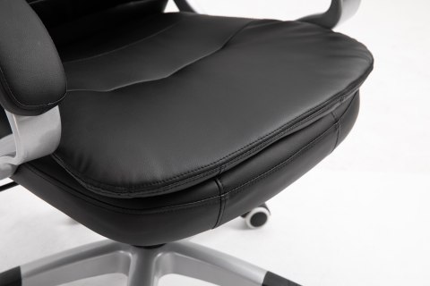 Activejet Fotel biurowy z masażem, podgrzewany YK7304 czarny