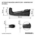 Activejet Masażer Limfatyczny-Kompresyjny do nóg L