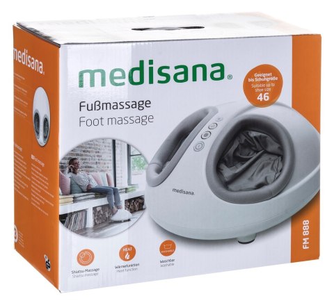 Masażer do stóp Medisana FM 888 50 W | masaż Shiatsu | 2 poziomy intensywności | 417 x 357 x 224 mm