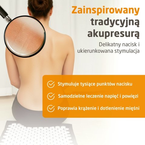 Mata do akupresury Medisana MM 100 funkcja grzania | 9 poziomów temperatury | 400 x 740 x 20 mm