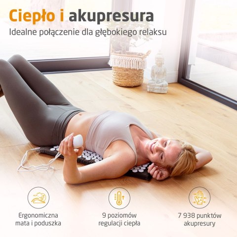 Mata do akupresury Medisana MM 100 funkcja grzania | 9 poziomów temperatury | 400 x 740 x 20 mm