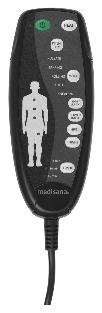 Nakładka wibracyjna na fotel Medisana MCH 4 strefy | 5 programów | adapter samochodowy