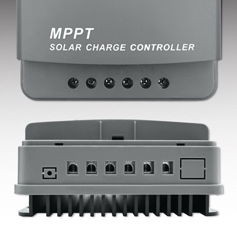 Solarny regulator ładowania MPPT Qoltec 53664 z czujnikiem temperatury 50A |12V / 24V | LCD | Bluetooth | APP | GEL | LiFePO4