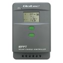 Solarny regulator ładowania MPPT Qoltec 53664 z czujnikiem temperatury 50A |12V / 24V | LCD | Bluetooth | APP | GEL | LiFePO4