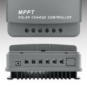 Solarny regulator ładowania MPPT Qoltec 53665 z czujnikiem temperatury 60A |12V / 24V | LCD | Bluetooth | APP | GEL | LiFePO4