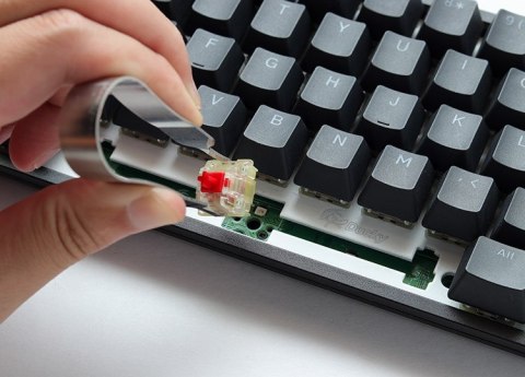 Ducky One 3 Classic Pure White SF klawiatura Gaming USB Niemiecki Biały