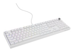 GENESIS NKG-2300 klawiatura Uniwersalne USB QWERTY Angielski Biały