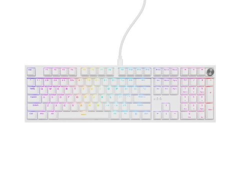GENESIS NKG-2300 klawiatura Uniwersalne USB QWERTY Angielski Biały