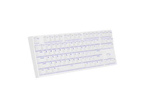 GENESIS Thor 404 TKL klawiatura Gaming USB QWERTY Amerykański międzynarodowy Biały