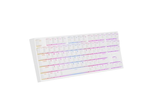 GENESIS Thor 404 TKL klawiatura Gaming USB QWERTY Amerykański międzynarodowy Biały