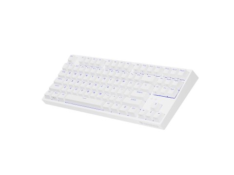 GENESIS Thor 404 TKL klawiatura Gaming USB QWERTY Amerykański międzynarodowy Biały