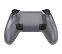 Deltaco Gaming GAM-199-STEELGRAY kontroler gier Szary, Metaliczny, Stal Bluetooth/USB Gamepad PlayStation 5, Android, iOS