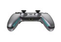 Deltaco Gaming GAM-199-STEELGRAY kontroler gier Szary, Metaliczny, Stal Bluetooth/USB Gamepad PlayStation 5, Android, iOS
