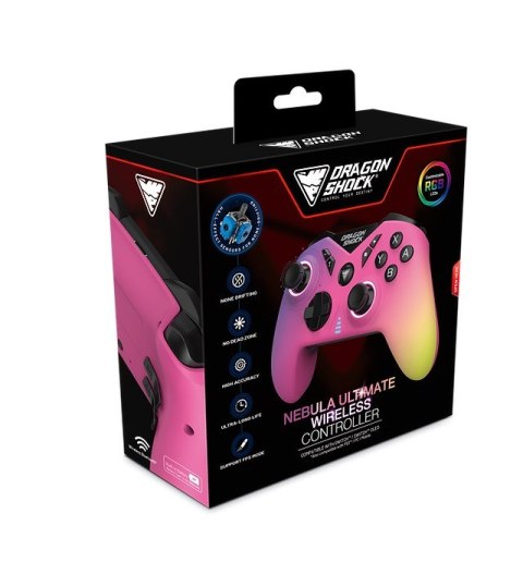 Dragonshock Nebula Ultimate Wielobarwny Bluetooth Gamepad Nintendo Switch
