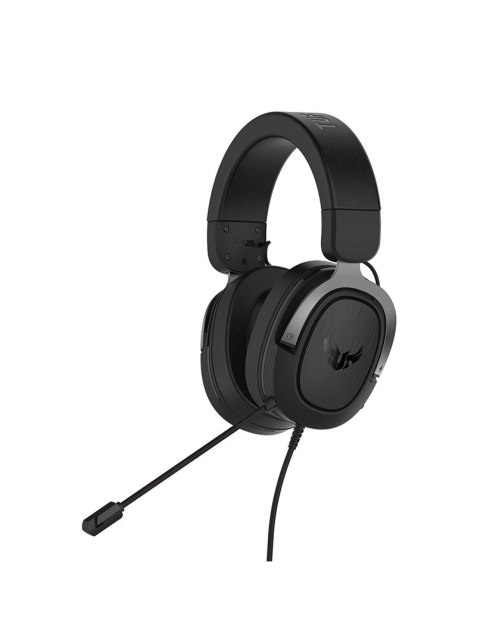 ASUS TUF Gaming H3 Zestaw słuchawkowy Przewodowa Opaska na głowę Czarny, Szary