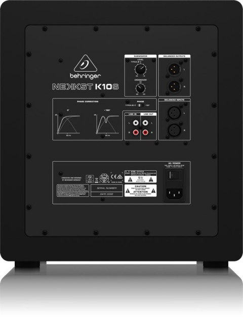 Behringer K10S Czarny Subwoofer aktywny