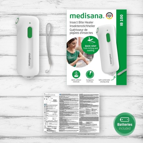 Urządzenie na ukąszenia insektów Medisana IB 100 2 programy | kompkatowy | 97 x 37,5 x 20 mm