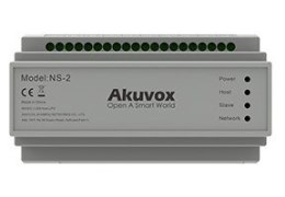 Akuvox NS-2 przełącznik sieciowy Fast Ethernet (10/100) DIN rail Szary