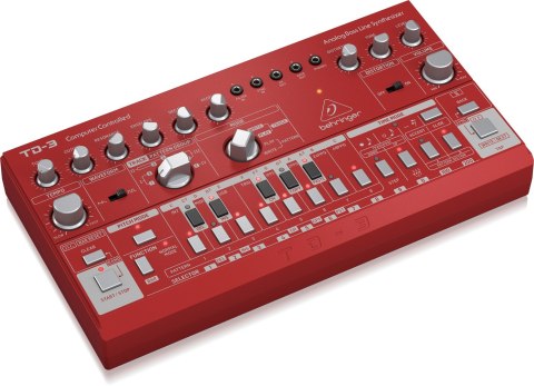 Behringer TD-3-RD syntezator Syntezator analogowy Czerwony