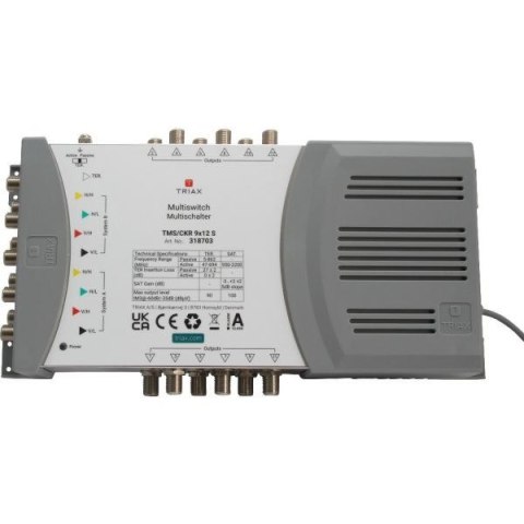 Multiswitch TMS-9/12S, 9 wejść / 12 wyjść, Triax