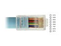 DeLOCK Przejściówka USB 2.0 Typ-A męska > 1 x Serial RS-232 RJ45 męska 2,0 m niebieski