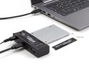 Delock - Kontroler pamięci - Funkcja klonowania - 2.5", 3.5", M.2 (6.4 cm, 8.9 cm) - Karta M.2 (PCIe NVMe i SATA) / SATA SSD - U