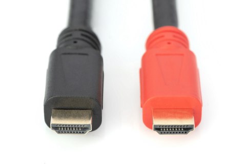 DIGITUS Kabel połączeniowy ze wzmacniaczem HDMI 1.4 High Speed 1080p60Hz FHD HDMI A/HDMI A M/M czarny 30m
