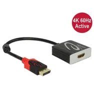 DeLOCK 62734 adapter kablowy 0,2 m DisplayPort HDMI Typu A (Standard) Czarny