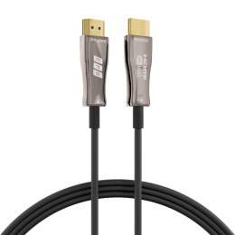 EFB Elektronik HDMI-20-00008 kabel HDMI 20 m HDMI Typu A (Standard) Czarny, Stal nierdzewna