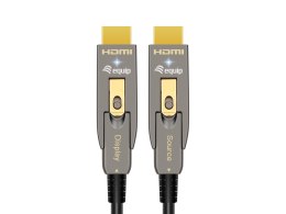 Equip 119413 kabel HDMI 20 m HDMI Type-A/HDMI Type-D Czarny