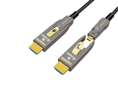 Equip 119473 kabel HDMI 20 m HDMI Type-A/HDMI Type-D Czarny