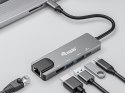 Equip 133489 stacja dokująca Przewodowa USB 3.2 Gen 1 (3.1 Gen 1) Type-C Szary