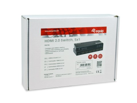 Equip 332726 przełącznik wideo HDMI
