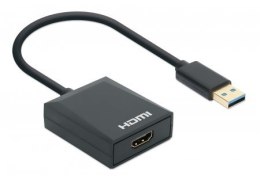 Manhattan 153690 stacja dokująca Przewodowa USB 3.2 Gen 1 (3.1 Gen 1) Type-A Czarny