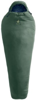 Deuter Orbit SL +5C/41F Dorosły Śpiwór typu mumia Tkanina, Polietylenosulfon (PES), Ripstop Zielony