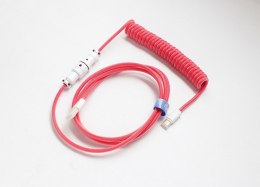 Ducky Premicord kabel USB 1,8 m USB A USB C Różowy
