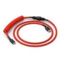 Glorious Gaming GLO-KB-ACC-CBL-COIL-CRED kabel klawiatury/myszy Czerwony 1,4 m