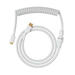 Glorious Gaming GLO-KB-ACC-CBL-COIL-GWHT kabel klawiatury/myszy Biały 1,4 m