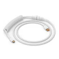 Glorious Gaming GLO-KB-ACC-CBL-COIL-GWHT kabel klawiatury/myszy Biały 1,4 m